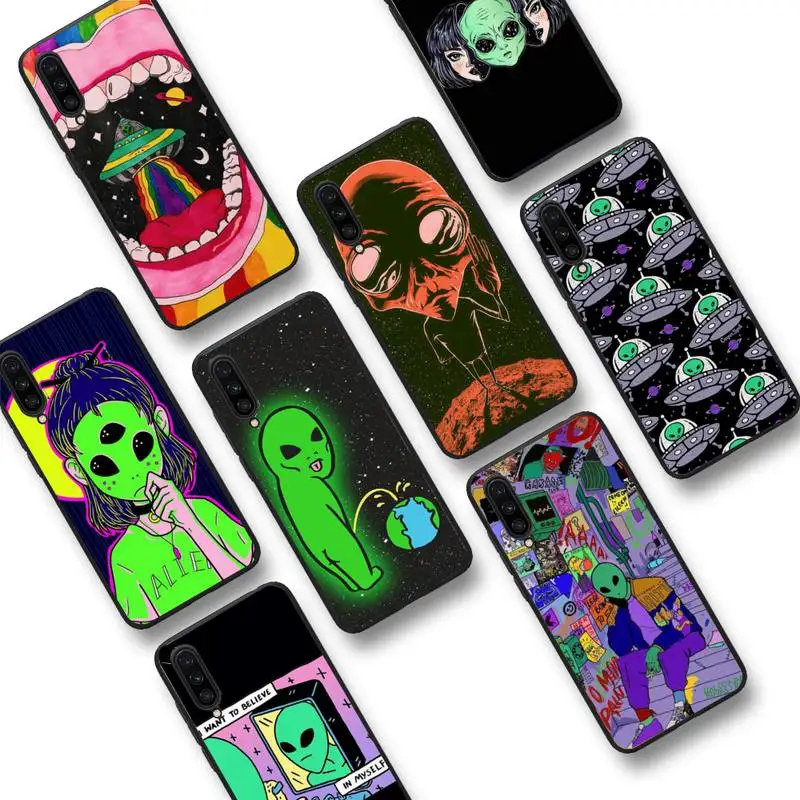 

Aesthetics Cute Cartoon alien space Phone Case For Xiaomi mi9 mi8 F1 9SE 10lite note10lite Mi8lite xiaomi mi 5x