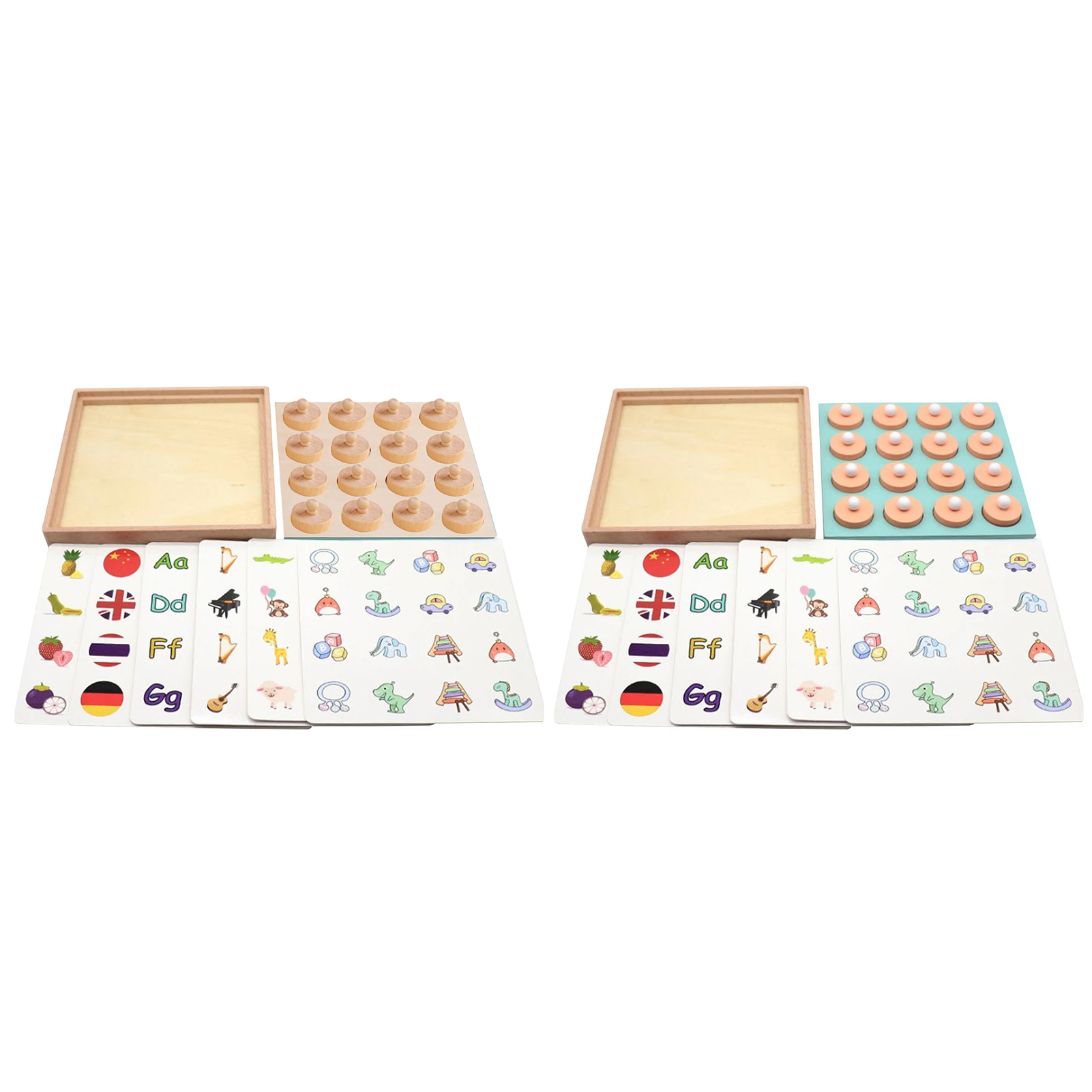 

Montessori Toys For Children Memory Color Shape Matching Game Intelligent Logic Chess Game Intellectual Development Toys For Kid
