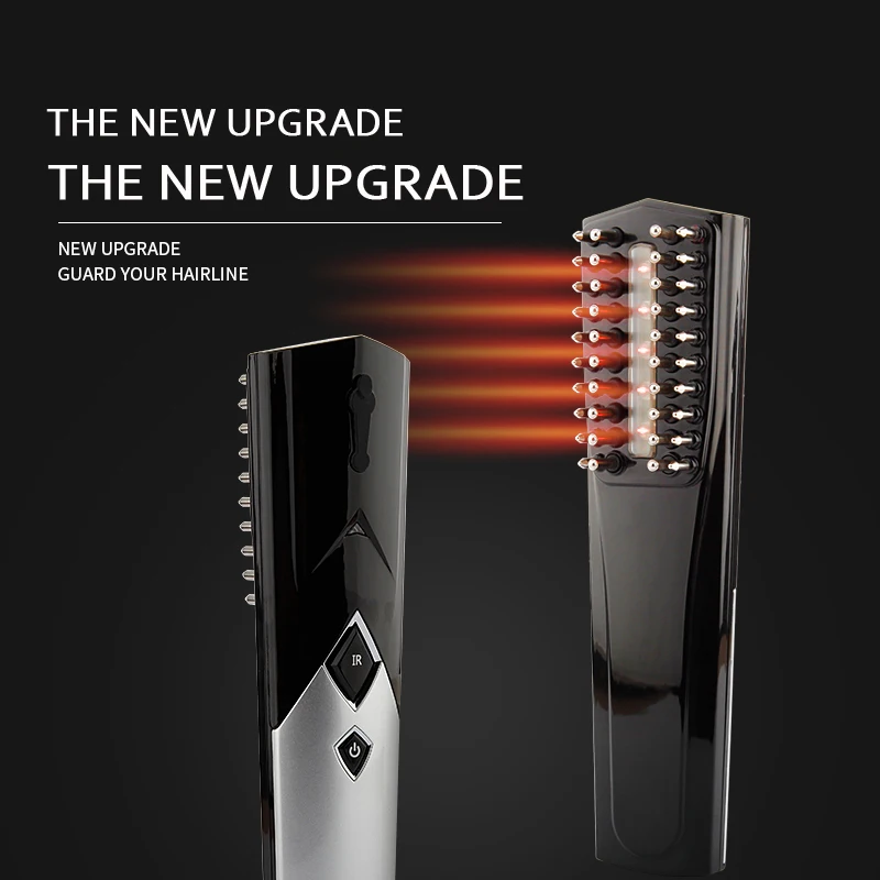 

Electric Laser Hair Growth Comb LED Magic Vibration Hair Brush Hair Growth Care Scalp Infrared Comb Treatment Hair Care