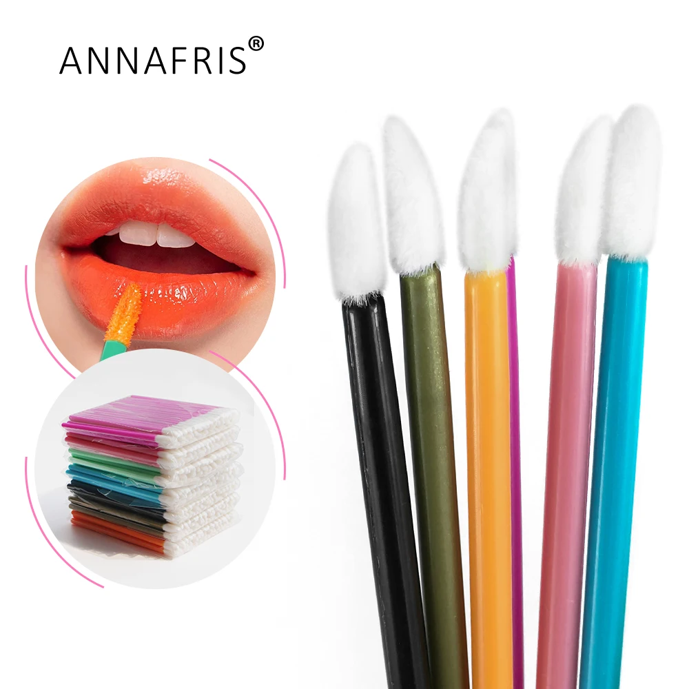 

50 Pcs Disposable Cosmetic Lip Brush Makeup Lipstick Mascara Wands Applicators Eyelash Cleaner Lip Gloss Make Up Brushes Tools