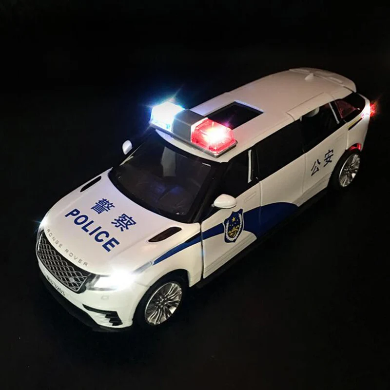 1:32 Land Rover Star сосуд полицейский автомобиль игрушечный из сплава металлическая