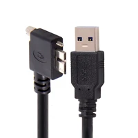 chenyang 1 2m 3m 5m usb 3 0 a male to micro b left angled 90d cable for nikon d800 d800e