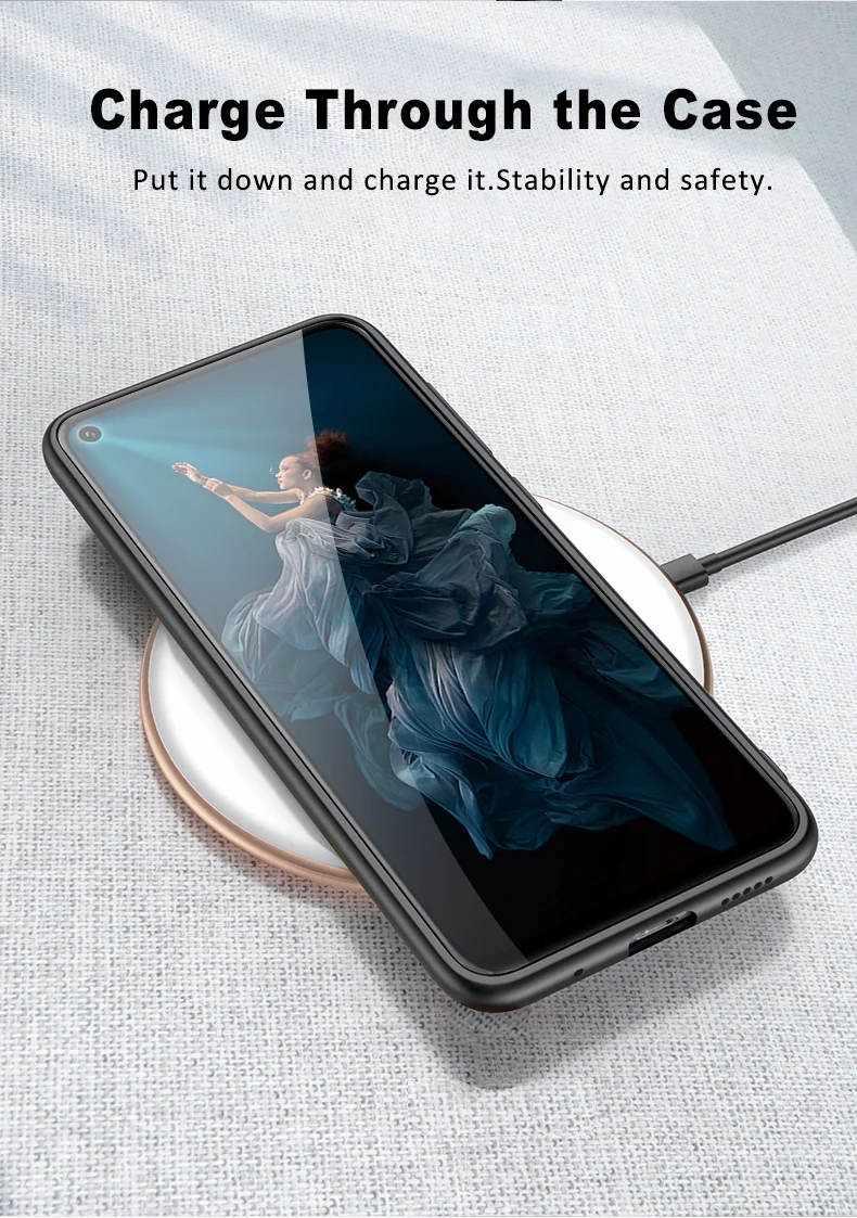 Nova 5t чехол MOFI для huawei nova 5t ударопрочный чехол для задней крышки роскошный противоударный тканевый бизнес Чехол