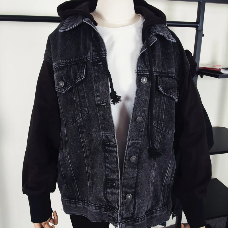 

Куртка женская джинсовая короткая свободного покроя, с рукавами-фонариками