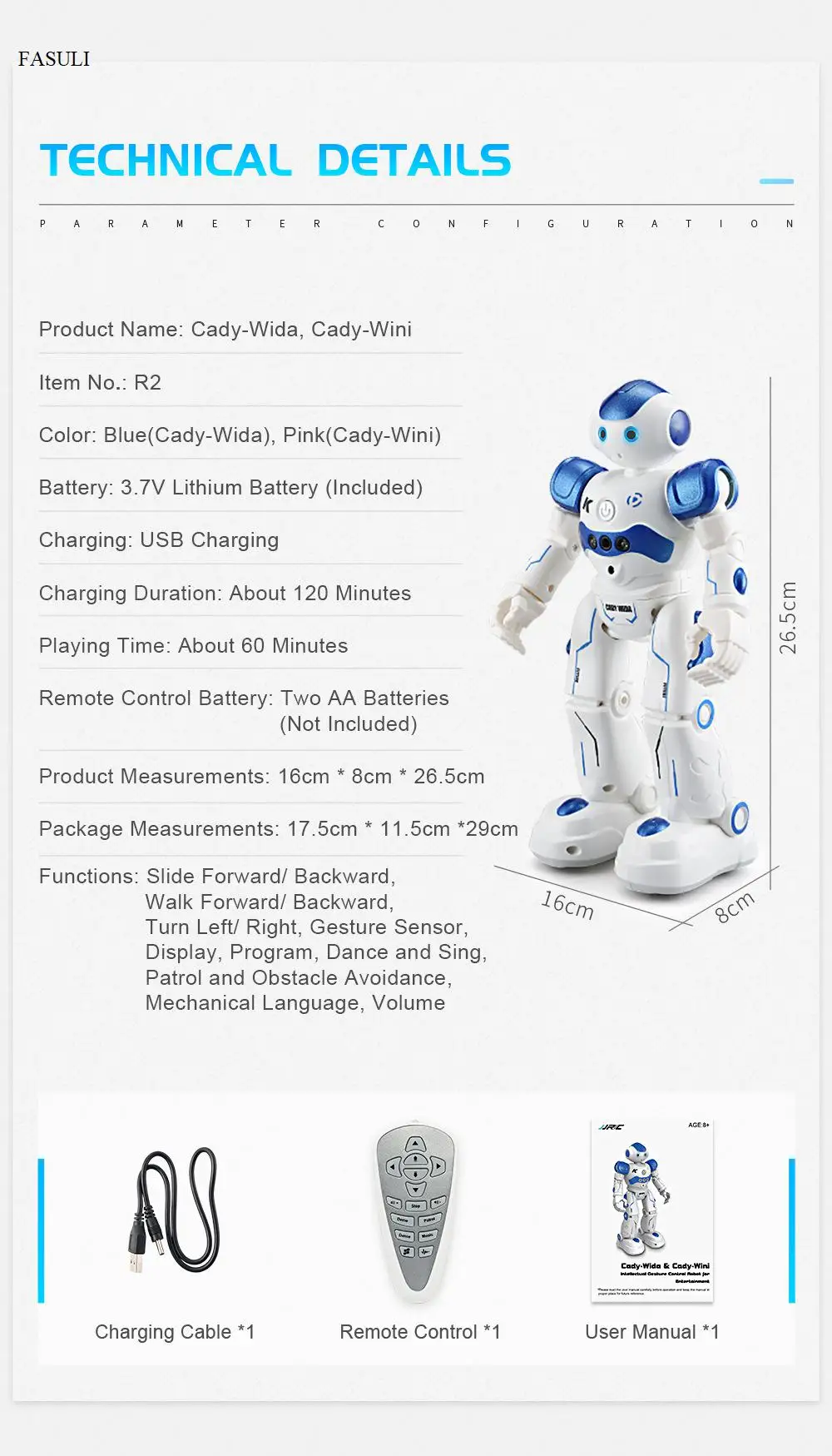 R2 RC Robot Intelligent Programming Remote Control Robotica Toy Biped Humanoid For Children Kids Birthday Gift Present | Электроника