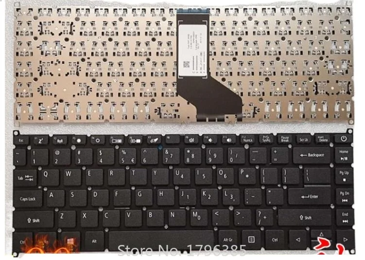 

New Laptop US Keyboard for ACER A314-41 A314-33 A514-51G A514-51KG TMP40-51 US Black Keyboard