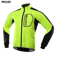 cycling jacket men winter thermal softshell windproof waterproof bike jacket mtb coat bicycle clothing reflective bg011