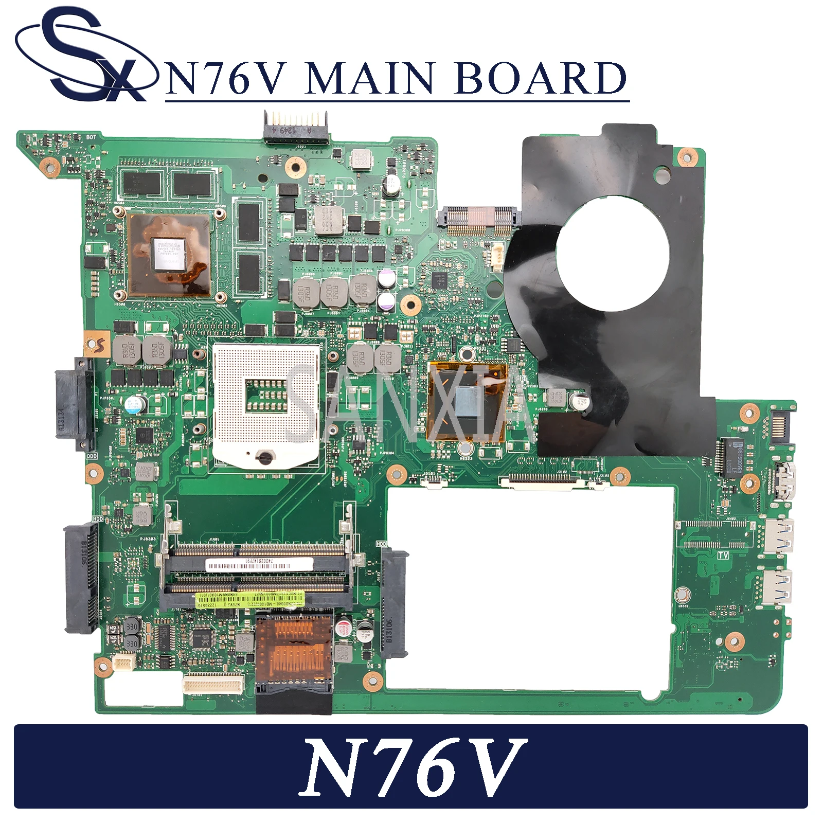 Материнская плата KEFU N76V для ноутбука ASUS N76VZ N76VJ N76VM N76VB оригинальная материнская HM76