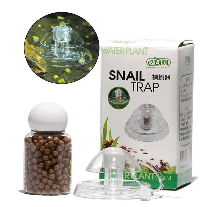 Ясная ловушка для улитки Ловца растений Planarian Pest Catch Leech Tank Fish Clean Environment