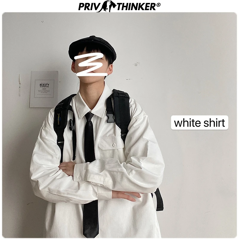 Privathinker повседневные весенние хлопковые цветные рубашки для мужчин 2020 свободные