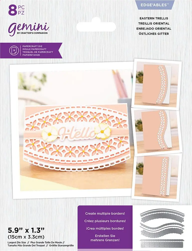 

Металлические штампы Восточная решетка форма карточка Скрапбукинг Бумага рукоделие Нож Форма лезвие перфоратор трафареты