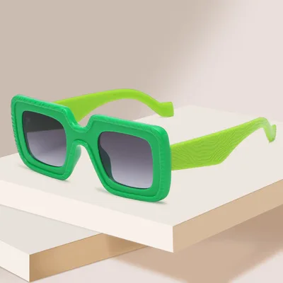 

Fashion Box Sunglasses For Female Personality Lines Sunglasses Street Shooting In Europe And American 2021 Comfortable Style