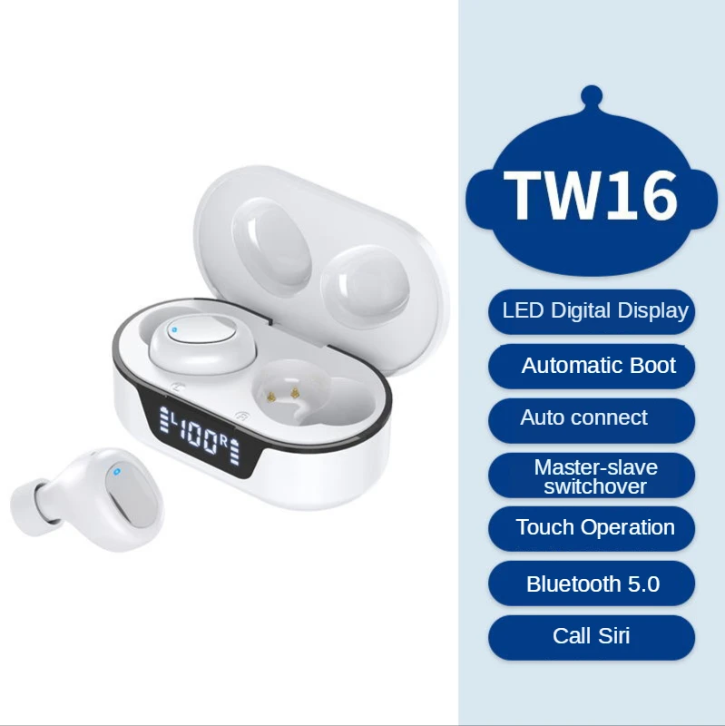 

Earphones Bluetooth headset wireless sports waterproof headset foreign trade TWS earbuds headphones with microphone In-Ear