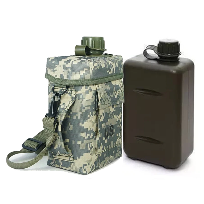 Квадратный чайник американского стандарта 2 л вместительная уличная камуфляжная