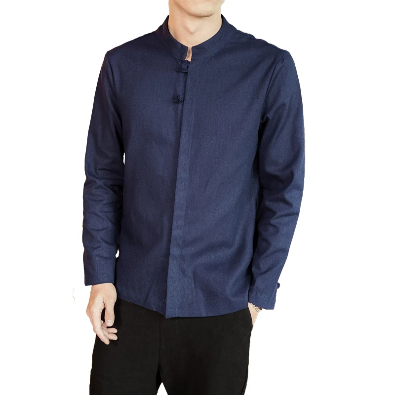 Из хлопка и льна с воротником Мандарин для девочек костюмы в стиле эпохи Тан