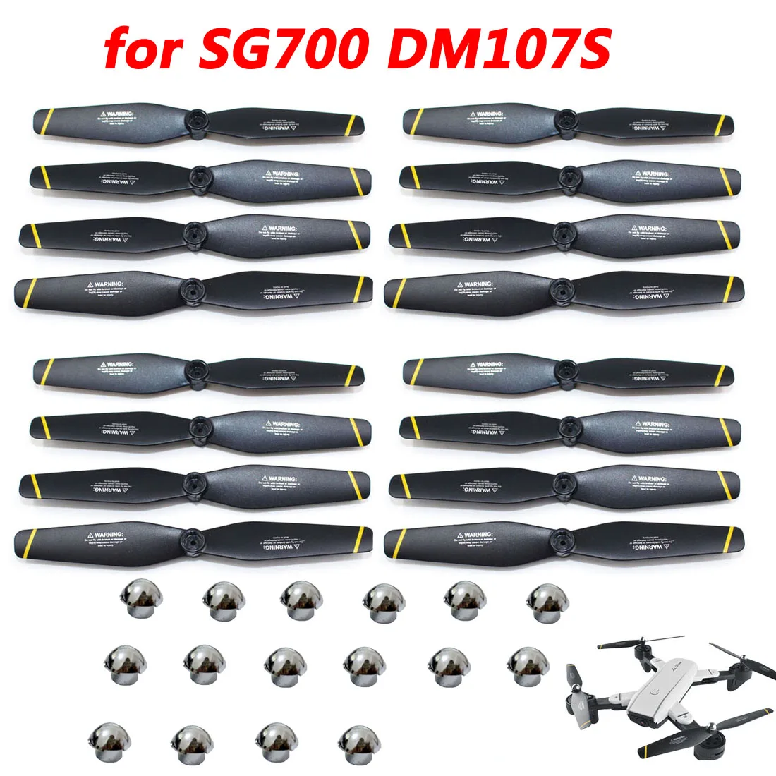 4 комплекта пропеллера лезвия реквизит крышка аксессуары для SG700 DM107S складной