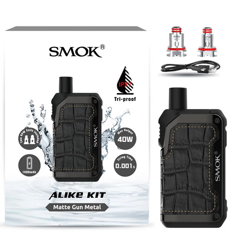 Новинка! SMOK Оригинал alike Vape Pod Kit 40 Вт электронная сигарета 5 мл картридж 1600 мАч