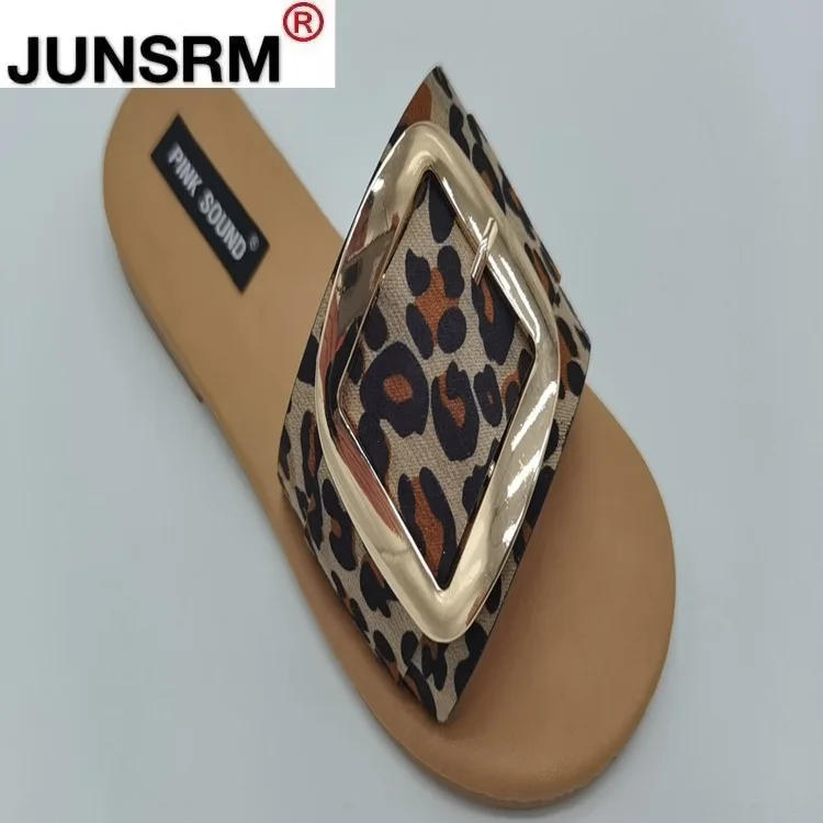 

Female Footwear Snake Print Women's Sandals 2021 Summer Fashion PU Leather Casual Shoes Beach Ankle Buckle Wrap Ladies Sandalias
