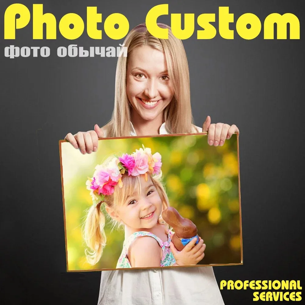 

5D Diamond Painting!Private custom parent, child, lover photo DIY full diamond home furnishings printed mural decorative gifts
