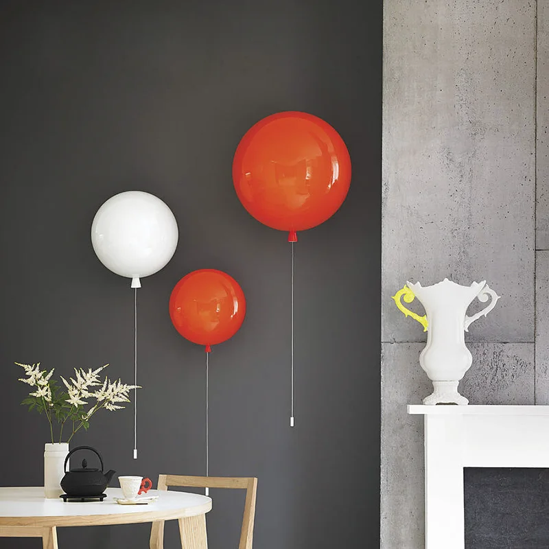 Воздушный шар лампы настенный светильник для детской комнаты лестница коридор