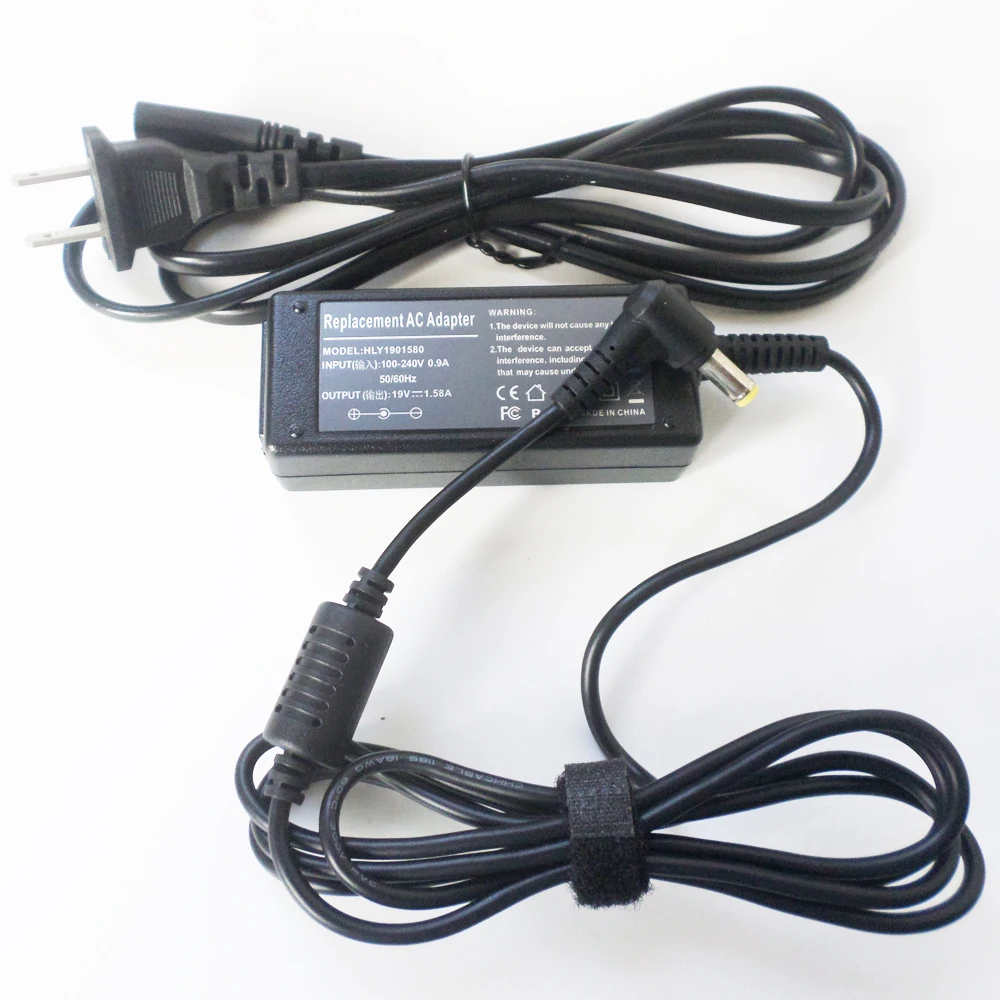 

19V 1.58A AC Adapter Charger Power Supply Cord For Toshiba Mini Netbook NB300 NB301 NB302 NB303 NB305 NB500 NB510 NB520 NB550D