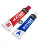 Высокопрочный склеивающий герметик AB 20 г, специальный быстросохнущий клей для стекла, металла, нержавеющей стали, водонепроницаемый супер клей, прочный клейкий слой