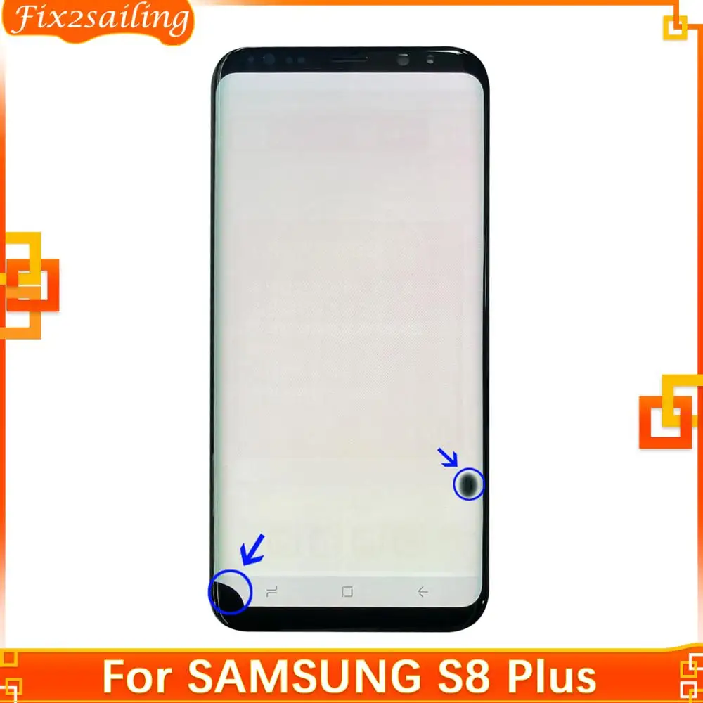 Две точки/тени супер AMOLED для Samsung Galaxy S8 plus G955 G955f сенсорный экран дигитайзер ЖК