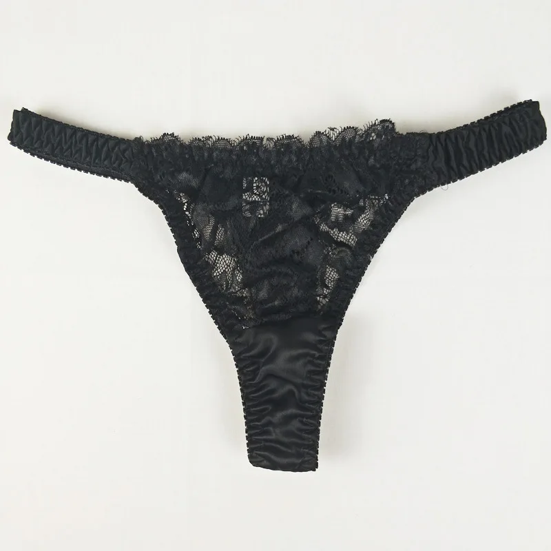 Moxeay Сексуальная атласная Женская пижама с кружевом бесшовные трусики размера