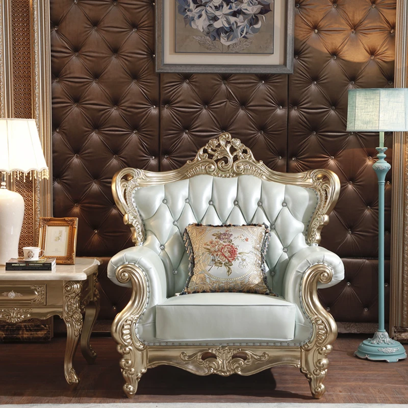 Loyal Classic Leather sofa set royal living room furniture of designs and prices | Мебель