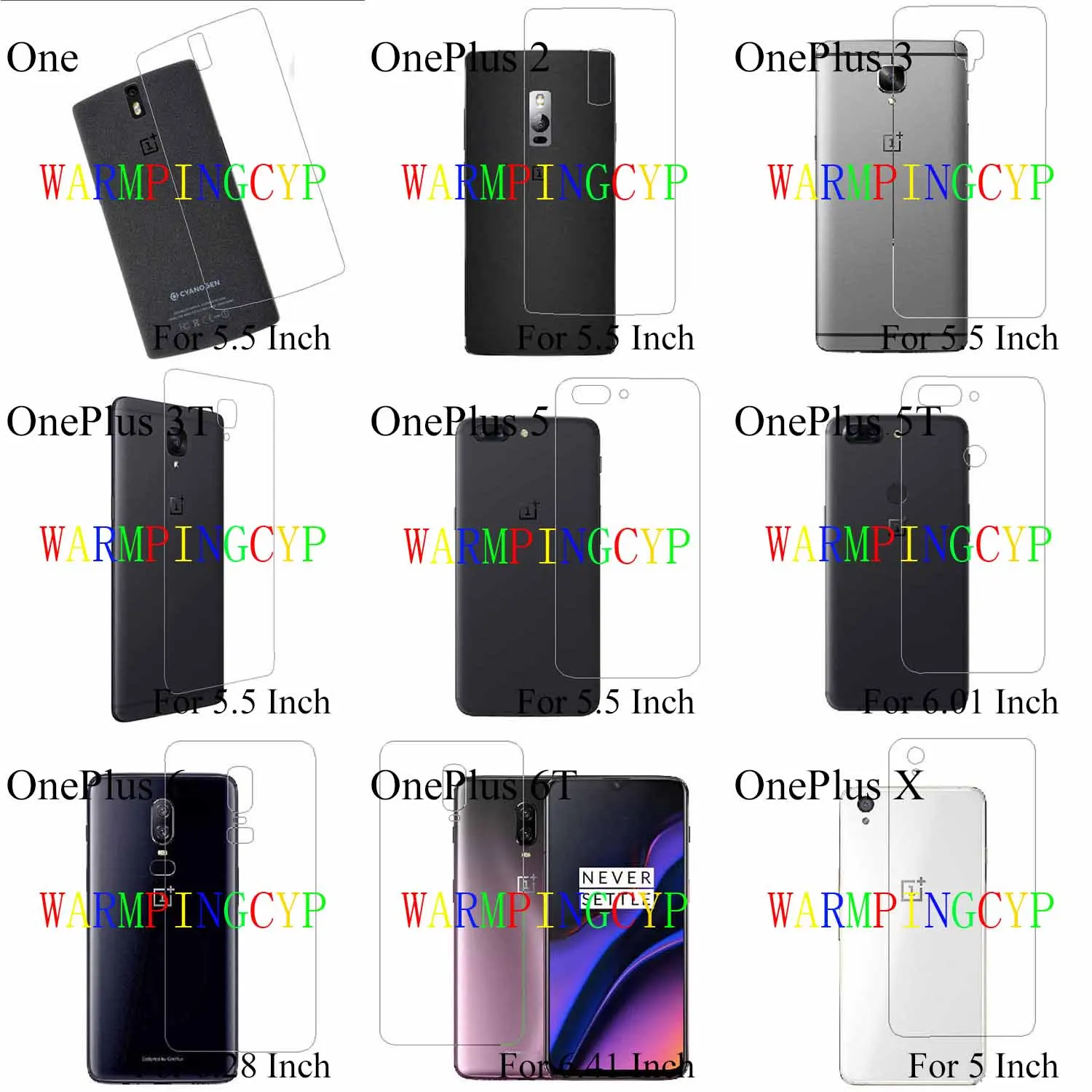 Защитная пленка для OnePlus One 2 3 3T 5 5T 6 6T X A0001 A2001 A3000 A3001 A3010 A5000 A5001 A5010 A6000 | Мобильные
