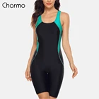Женский слитный спортивный купальник Charmo, спортивный купальник для спортсменов, пляжная одежда для бойфрендов, купальные костюмы контрастной расцветки