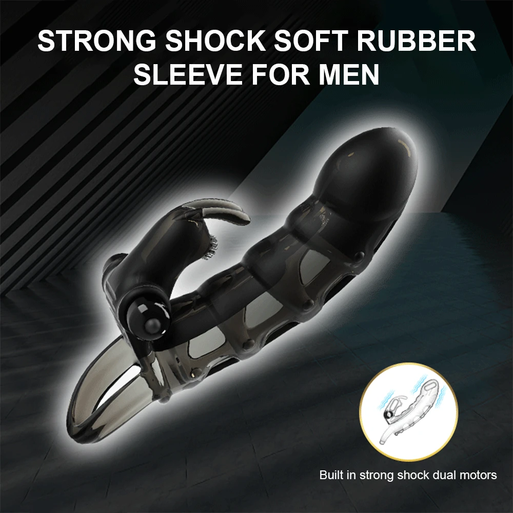 Вибратор-удлинитель для пениса мужчин мужское кольцо насос увеличения мужского