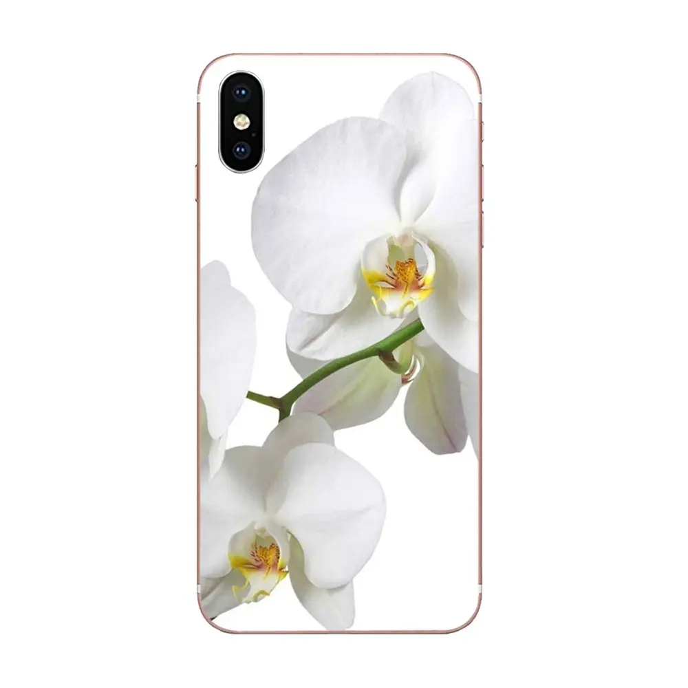 Flower White Orchid Diy Soft Cases Capa For Galaxy Alpha Note 10 Pro A10 A20 A20E A30 A40 A50 A60 A70 A80 A90 M10 M20 M30 M40 | Мобильные