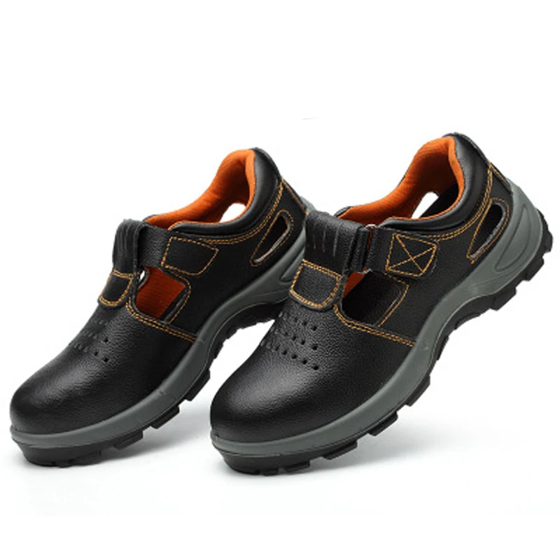 Дезодорант сталь Baotou Рабочая страховая обувь мужская анти-разбивающая для