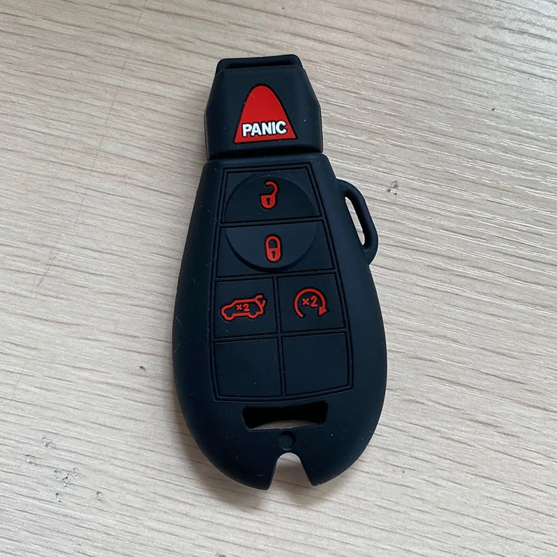 

Силиконовый чехол для автомобильного ключа ZAD для Jeep Grand Cherokee Compass Patriot для Fiat Chrysler 300 для Dodge JCUV Ddart, Стайлинг автомобиля