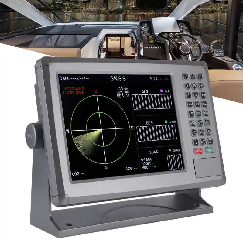 10.4in морской GPS плоттер навигационный ЖК дисплей IPX6 Водонепроницаемый со звуковым