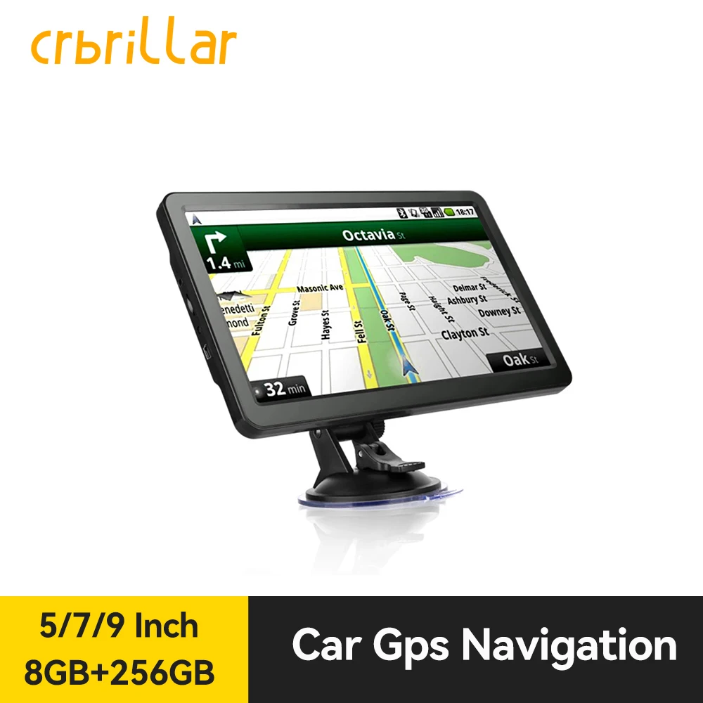 

Автомобильный GPS-навигатор Crbrillar, 9 дюймов, 8 Гб ОЗУ, 128-256 Мб, FM, Bluetooth, AVIN, новейшие карты Европы, спутниковая навигация, gps-навигаторы для грузов...