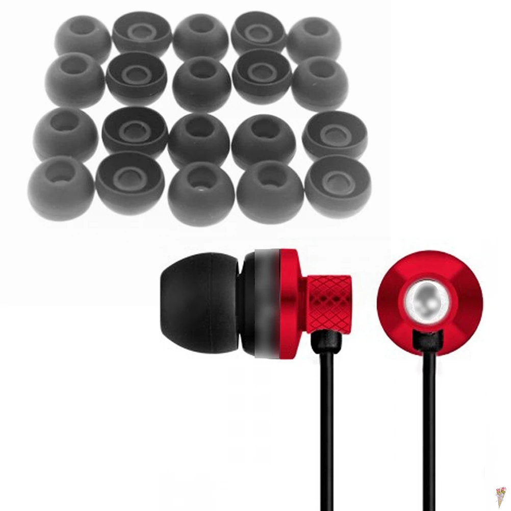 

20pcs New Silicone Earbud Cushion Replacement Headphone Headset Ear pads Gel Covers Tips For Earphone MP3