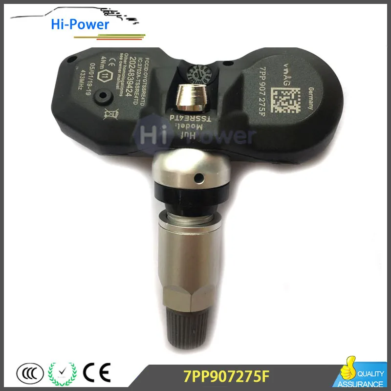 Датчик давления в шинах для Volkswagen Audi A6 Q7 R8 RS4 S4 S6 Porsche TPMS 4F0907275 4F0907275B 433 МГц 7PP907275F |