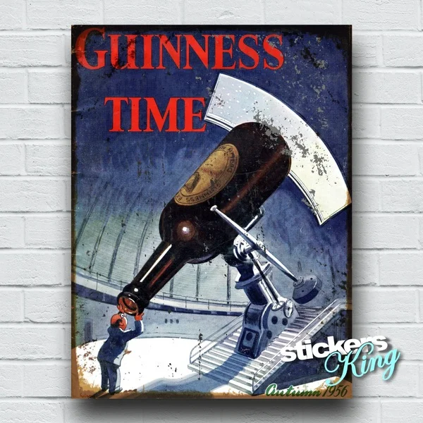 

Пиво Guinness, паб, бар, металл, винтажный Старый жестяной знак, ретро, настенный дверной налет, гараж