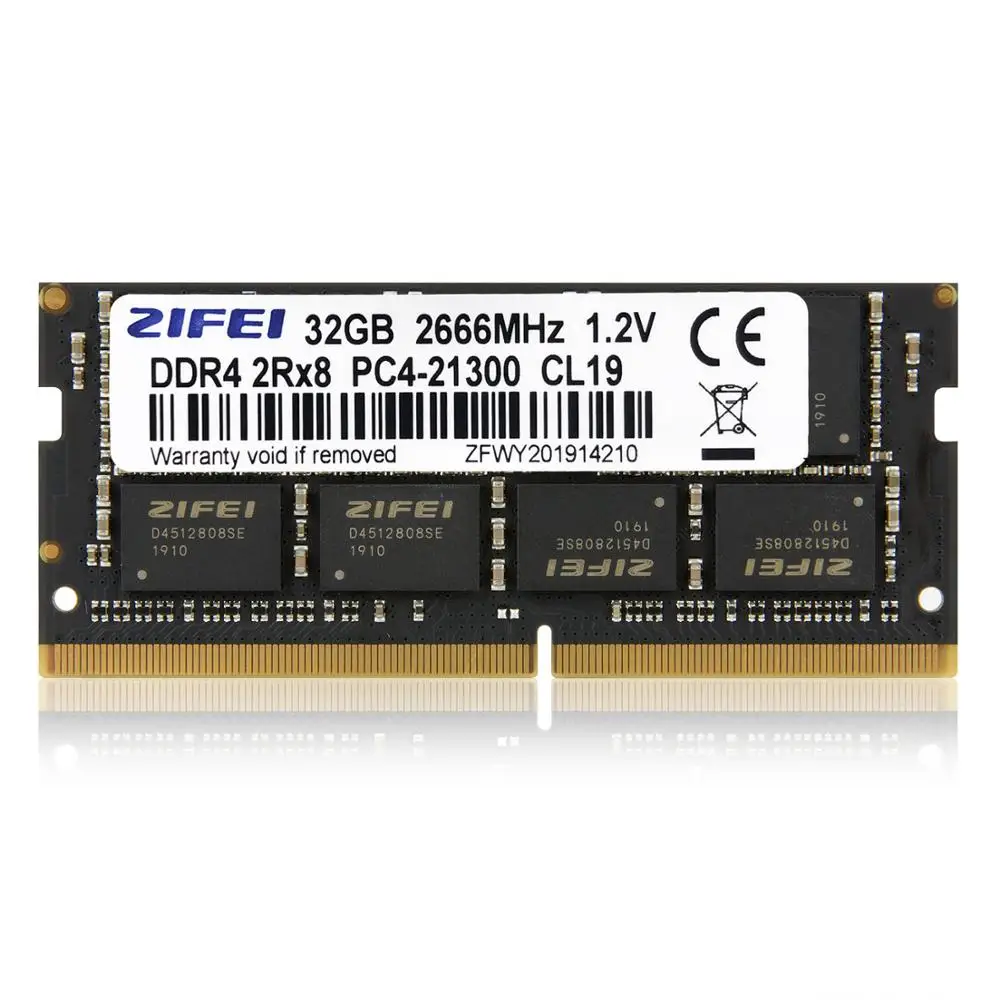 Оперативная память ZIFEI DDR4 8 ГБ 4 16 32 2133 2400 2666 МГц so dimm SD RAM для ноутбука|Оперативная