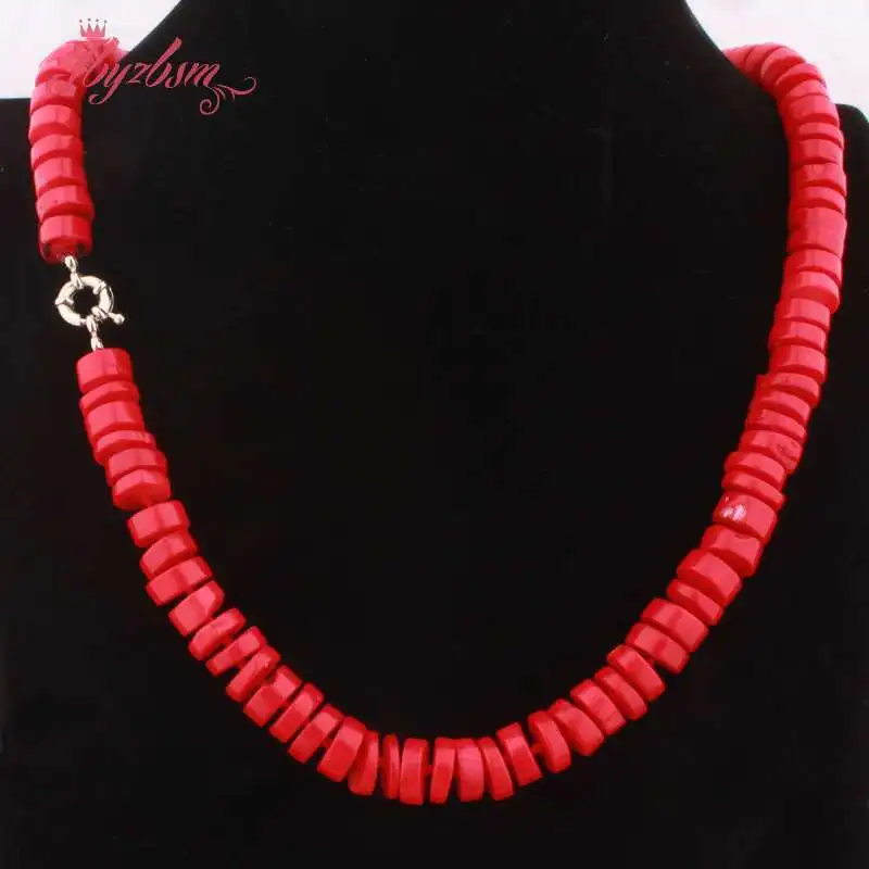 

JBYZBSM Natural AA Grade Genuine Coral Beads Knot Chain Women Jewelry Choker Necklace Adjustable 17" Free Shipping
