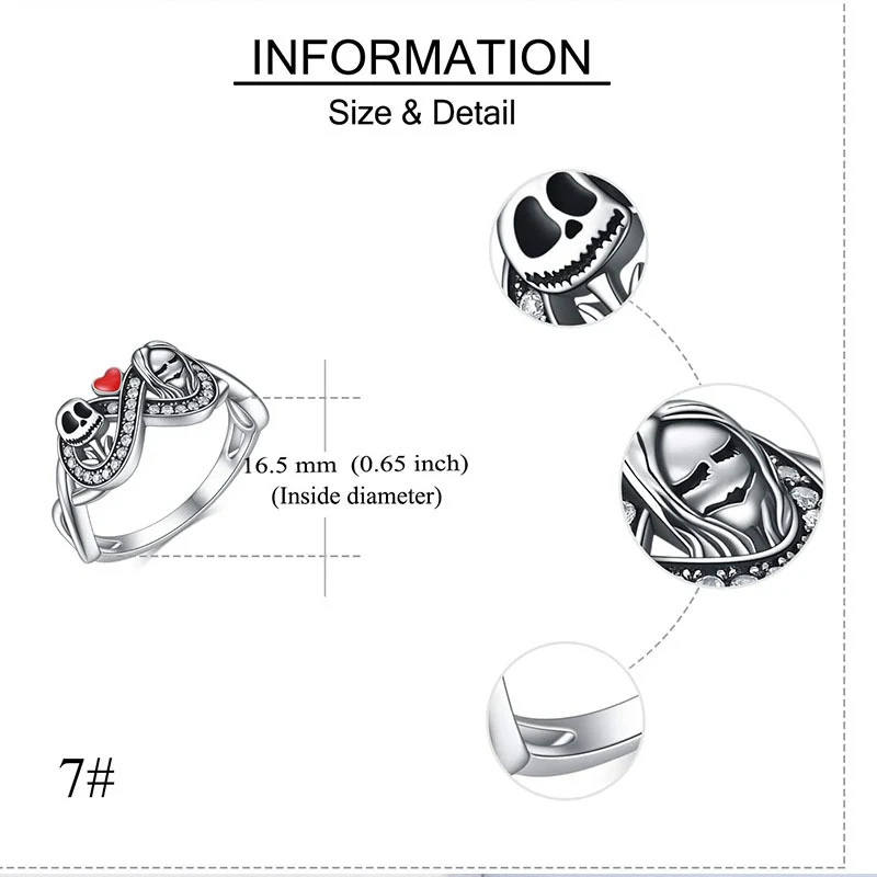 Женское кольцо с красным цирконом в стиле панк | Украшения и аксессуары