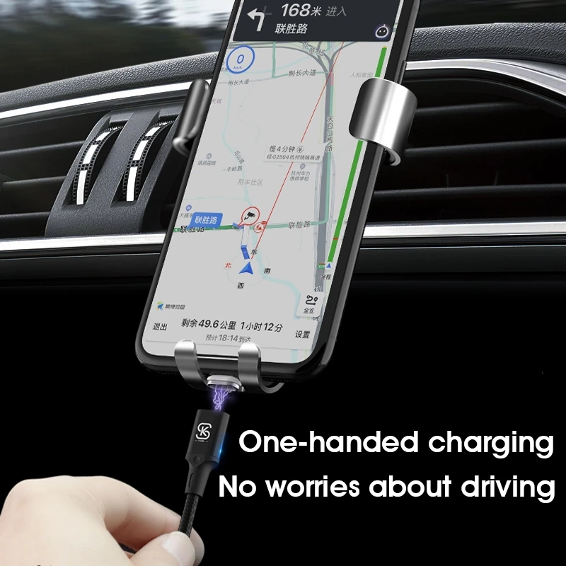 Магнитный кабель SIKAI 5A Micro USB Type C с разъемом Lightning для iPhone Samsung Huawei xiaomi oneplus быстрая