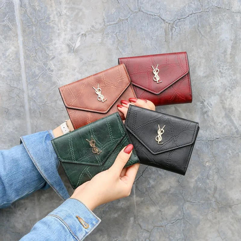 2019 Новинка женский кошелек Высокое качество PU короткий Европейский и