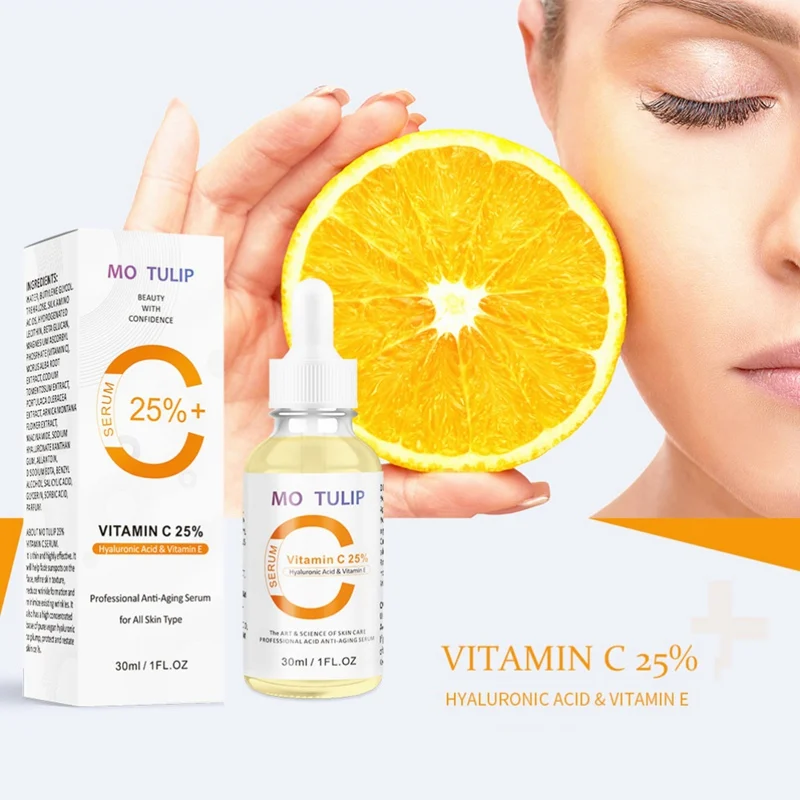 

Natural Vitamin C VC Serum Brightening Moisturizing Anti-Aging Anti-wrinkle Skin Care Essential Oils Face Care Serum S1