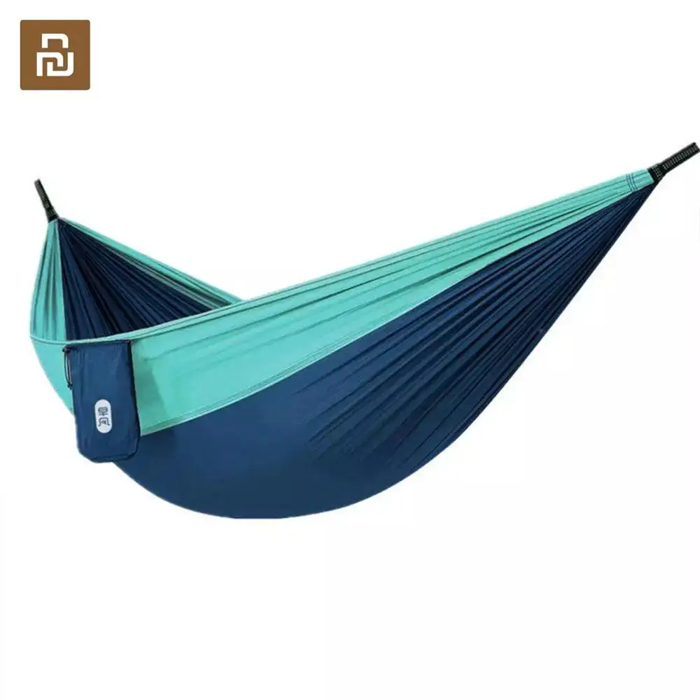 

New Youpin Zaofeng Hammock 300kg Bearing Outdoor Parachute Camping Hanging Sleeping Bed Swing Portable Hamac