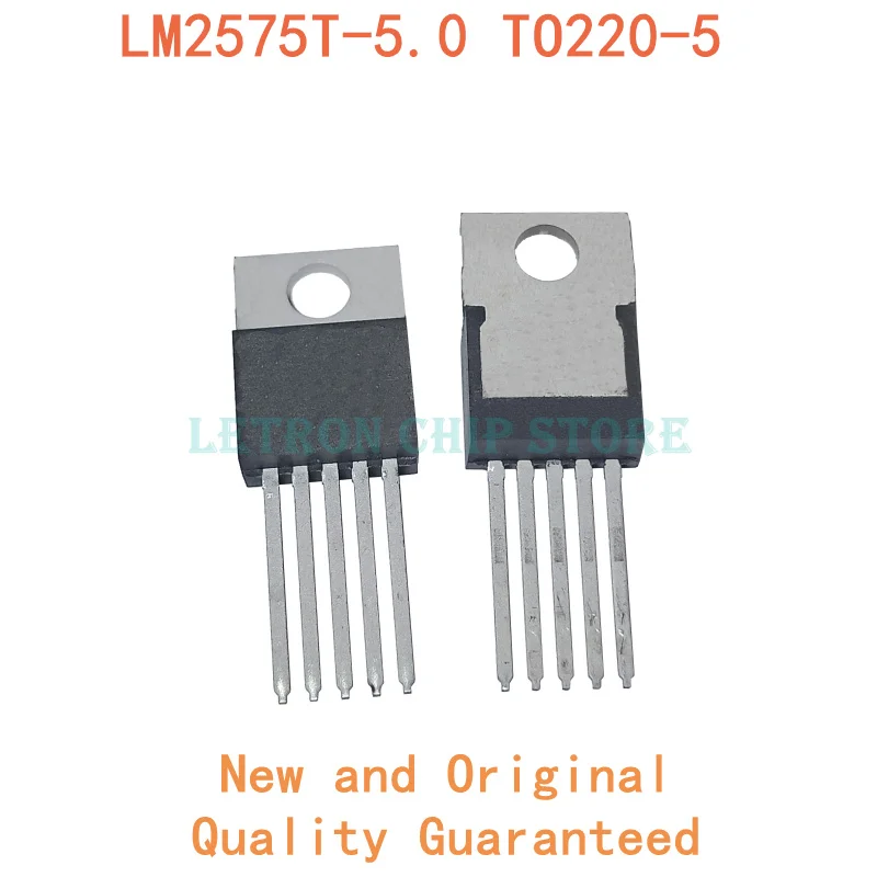

10PCS LM2575T-5.0 TO220 LM2575T-5V TO-220 LM2575-5.0 TO220-5 LM2575-5V TO-220-5 original and new IC Chipset