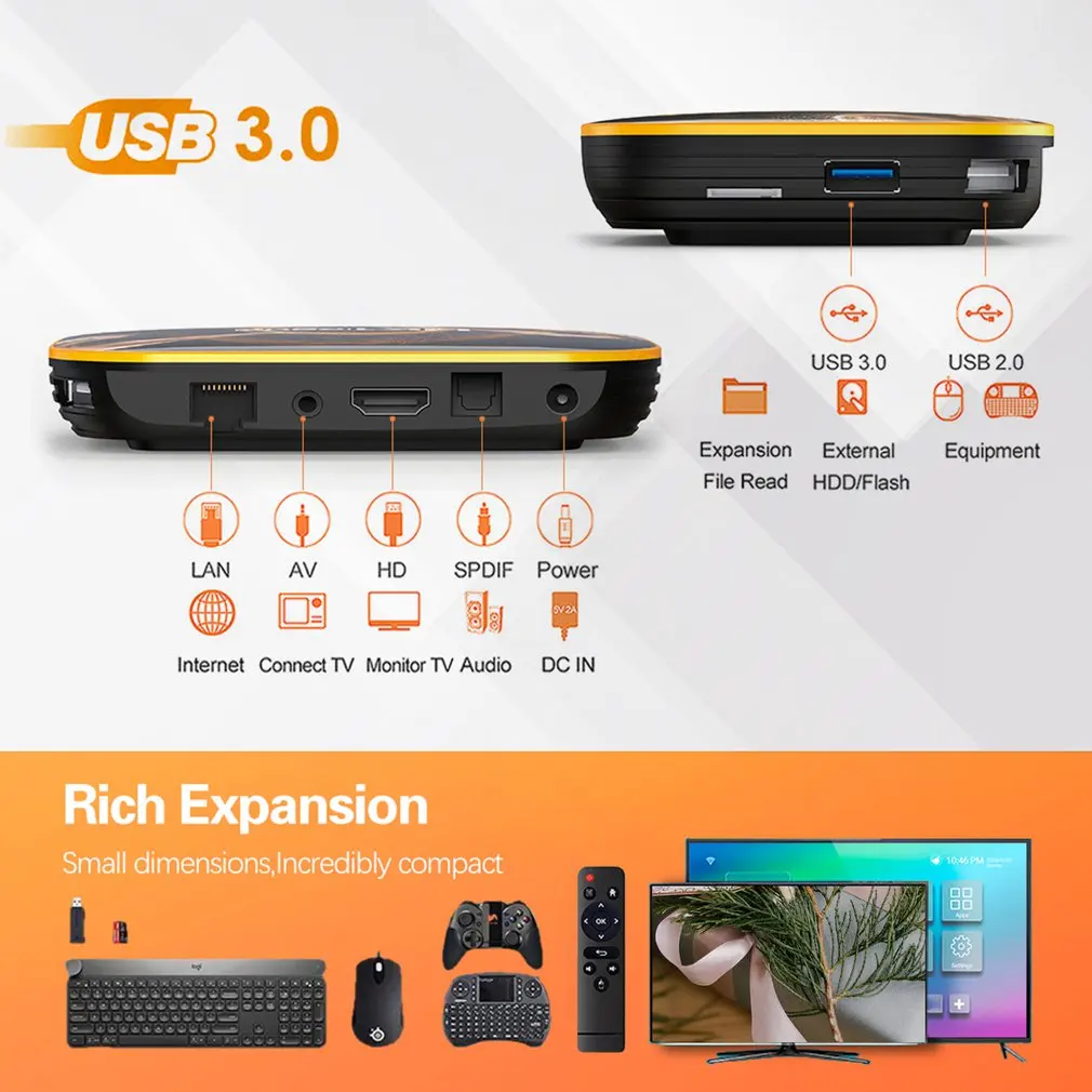 DQiDianZ HK1R приставка Android 10 0 RK3318 беспроводной сетевой плеер 4 ГБ 4K WIFI 1080p
