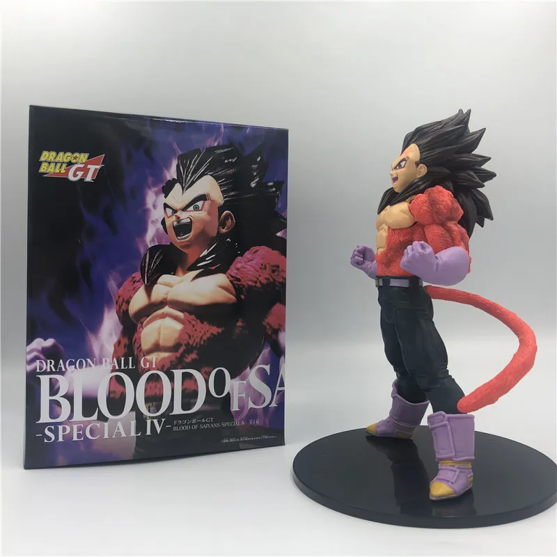 Dragon Ball Z Goku GT кровь Саян вырывается Супер Саян 4 красный боевой вер. ПВХ фигурка DBZ коллекция 20 см